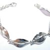 Bracciale a foglie fini in Argento 925