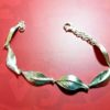 Bracciale a foglie fini in Argento 925 - immagine 3