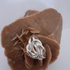 Anello nodo piano - doppio nodo in argento - immagine 4