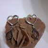 Orecchini cuore con pendente - immagine 2