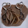 Orecchini cuore con pendente