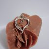 Ciondolo cuore in argento con zirconi - immagine 4