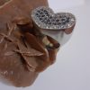 Anello sigillo cuore e pietre - immagine 3