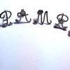 Orecchini lettere in argento - immagine 5