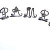 Orecchini lettere in argento - immagine 2