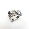 Anello argento serpenti