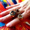 Anello Sigillo Cuore argento e bronzo - immagine 2